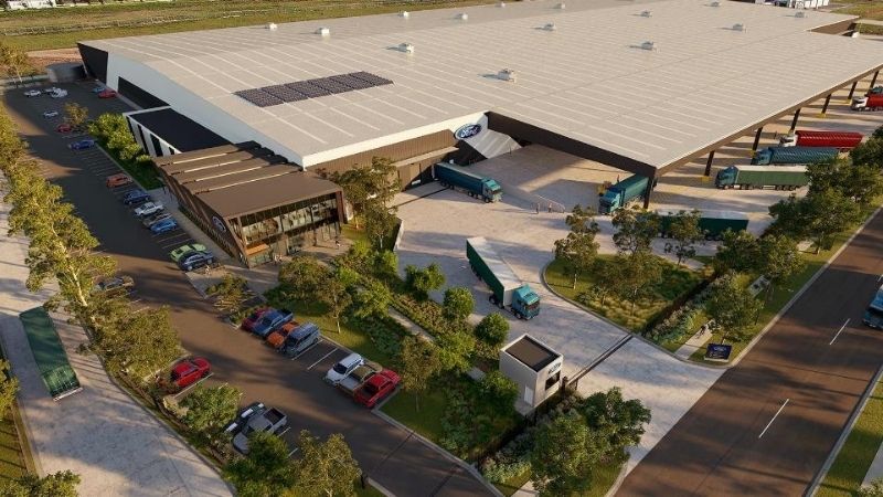 ▲ Dexus $90m last-mile logistics facility in Glendenning, western Sydney. Image: Dexus Australian Logistics Trust. 