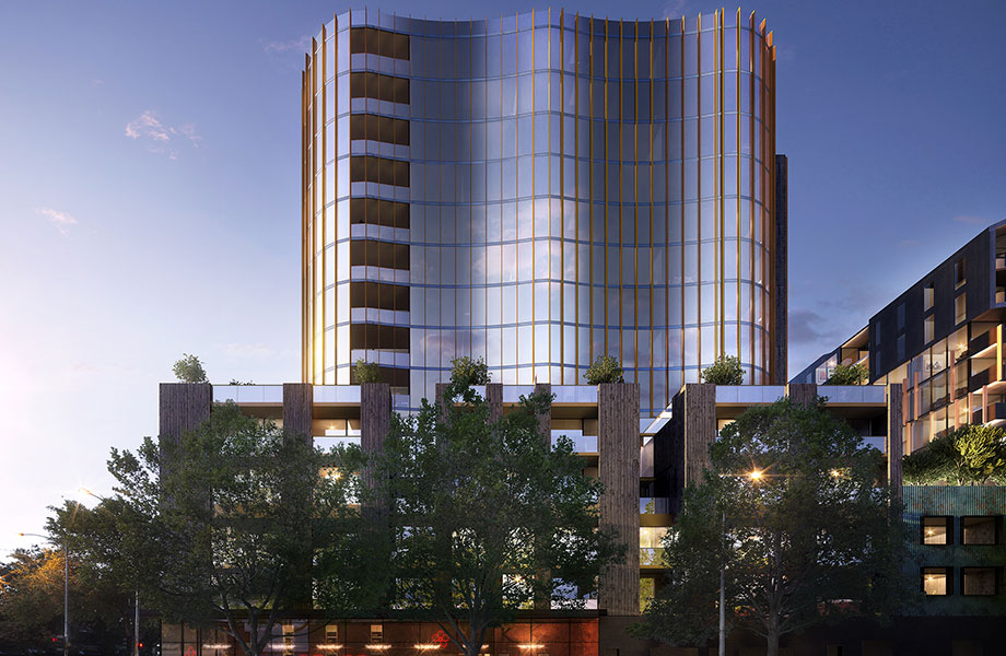 The Adderley, planned for 185 Rosslyn Street West Melbourne.