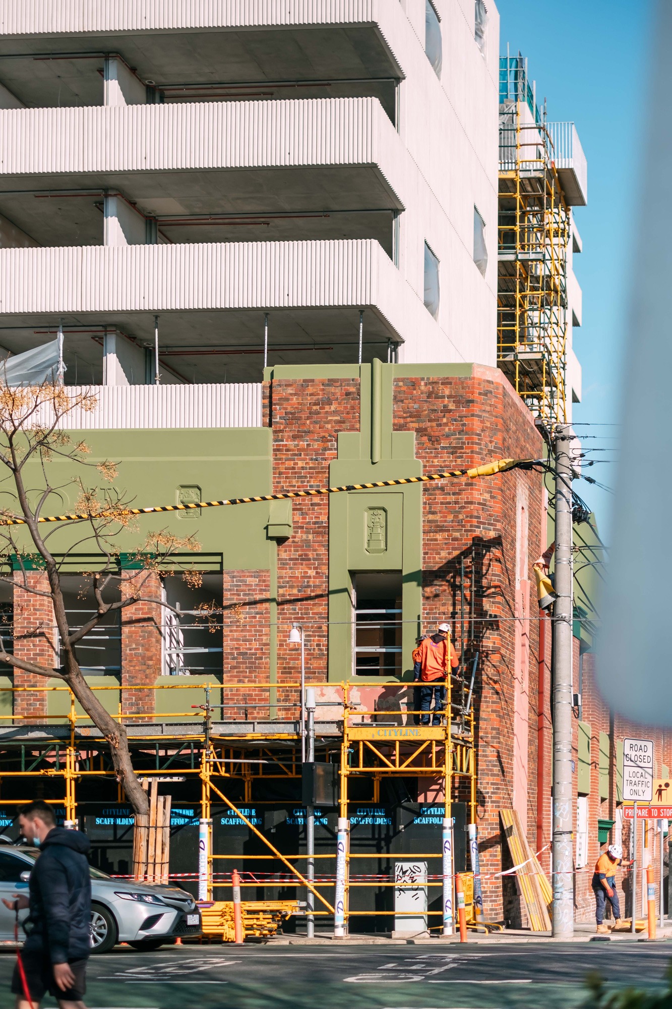 ▲ Assemble's rent-to-buy development at 393 Macaulay Rd in Kensington topped out earlier this year. Image: Assemble