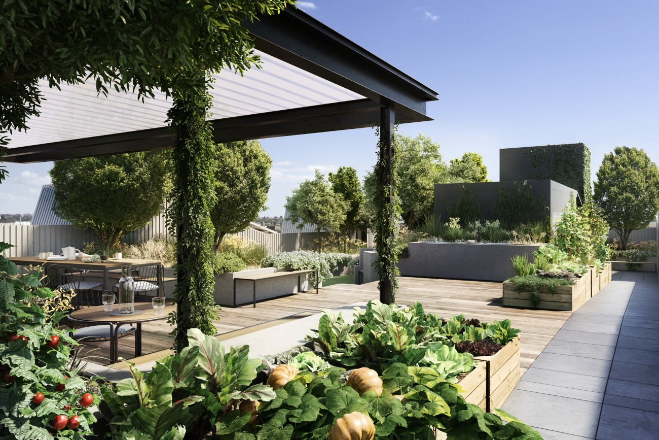 Milieu’s Liveability Survey found that while productive gardens with rooftop beehives and petfriendly areas were top features on apartment purchaser’s wish lists.