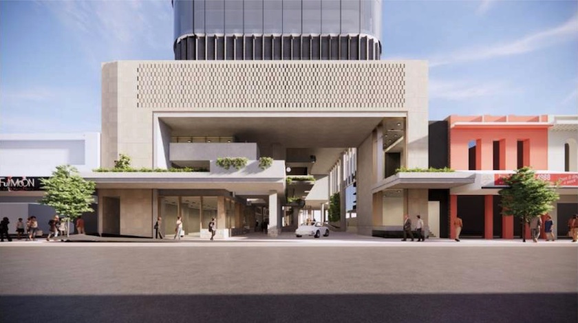 ▲ The proposed tower will help stimulate Fortitude Valley’s daytime economy, according to the developers.