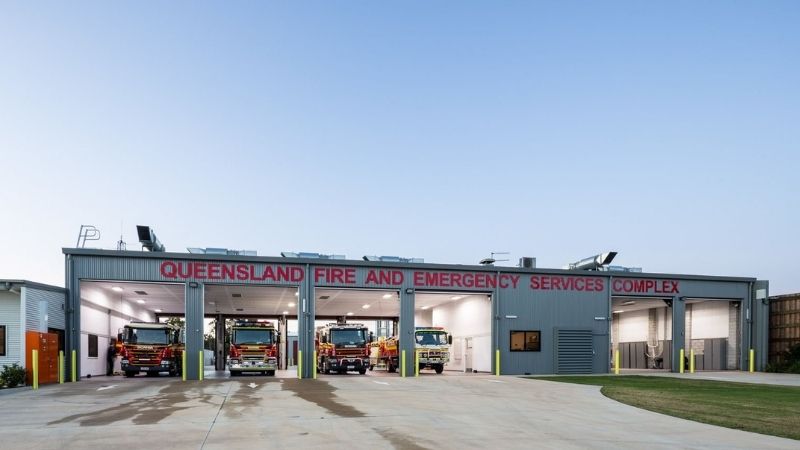▲ The QFES and QAS Bundaberg, built by Hutchinson Builders.