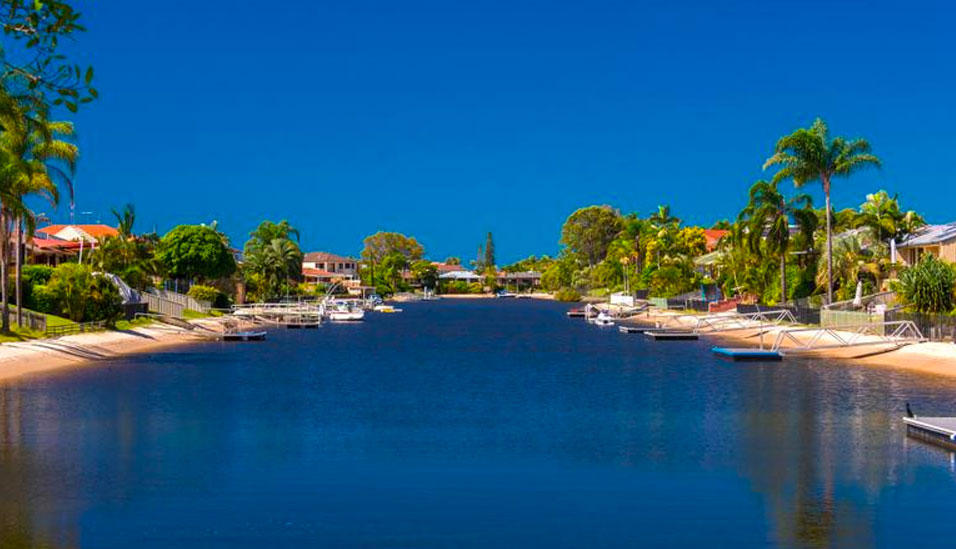 The suburb of Mermaid Waters has shown significant growth in the apartment market despite being known for picturesque houses and berths. 