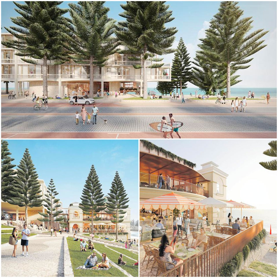 The redesign means the world-class beach will finally get al fresco dining and new lift and public amenities.