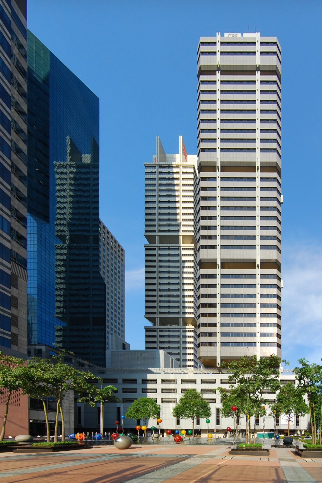 
The 29-storey CPF Building was completed in 1976.
