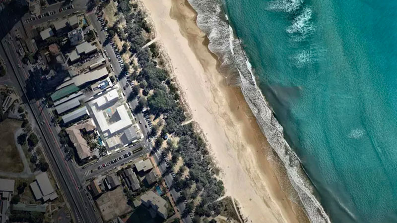 ▲ The 4,039sq m site, amalgamated by Nielson Properties and Chris Vitale, boasts 80 metres of beach frontage. 